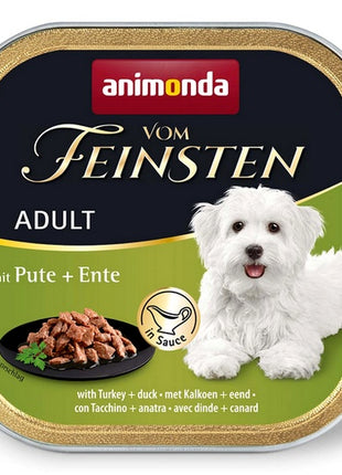 Animonda vom Feinsten Dog Adult Indyk i Kaczka w sosie tacka 150g