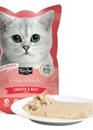 Kit Cat Petite Pouch Tuna Chicken & Beef saszetka 70g