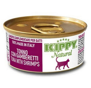 Kippy Natural Tuna & Shrimps - tuńczyk i krewetki puszka 70g