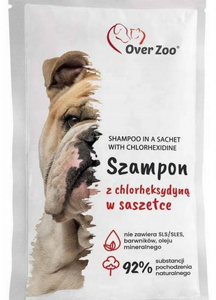Over Zoo Szampon z chlorheksydyną dla psów i kotów saszetka 20ml