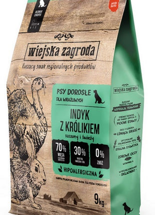 Wiejska Zagroda Indyk z królikiem small 9kg