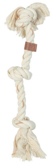 Zolux Zabawka dla psa gryzak węzły sznur Leather Touch 44cm