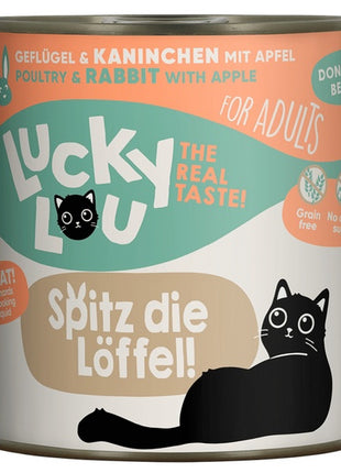 Lucky Lou Lifestage Adult Drób i królik puszka 800g