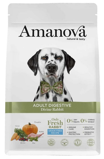 Amanova Dog Adult Digestive Divine Rabbit - królik 2kg