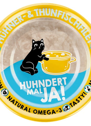 Lucky Lou Extrafood Kurczak i tuńczyk w bulionie puszka 70g