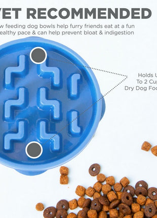 Outward Hound Fun Feeder Mini Miska spowalniająca niebieska [67830]