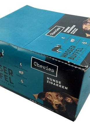 Chewies Hundezigarren Wasserbuffel - bawół wodny BOX 50x25g