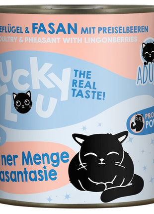 Lucky Lou Lifestage Adult Drób i bażant puszka 800g