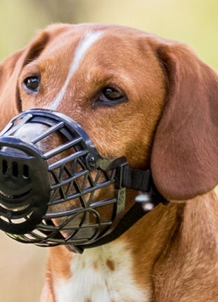 Trixie Kaganiec plastikowy dla psa rozmiar 4 (M) czarny [17604]