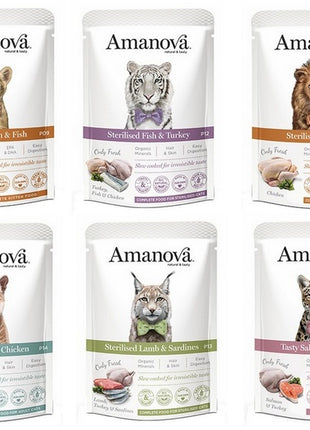 Amanova Cat Zestaw saszetek 6x85g