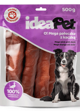 IdeaPet Mega pałeczka z kaczką 500g