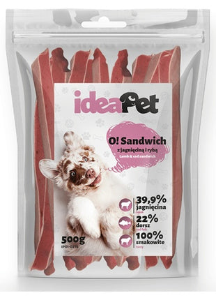 IdeaPet Sandwich z jagnięciną i rybą 500g