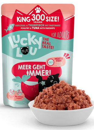 Lucky Lou Lifestage Adult Drób i tuńczyk saszetka 300g