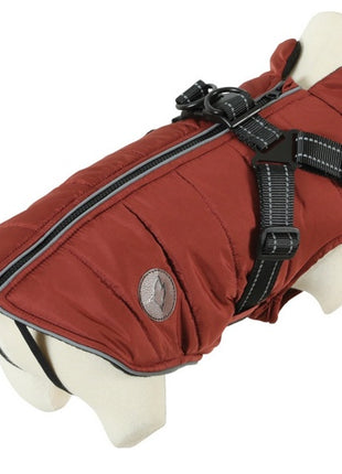 Zolux Kurtka puchowa z szelkami dla psa R.40 ceglasta