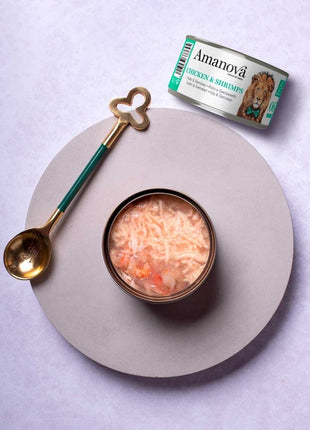 Amanova Cat Chicken & Shrimps - kurczak i krewetki w galaretce puszka 70g [06]