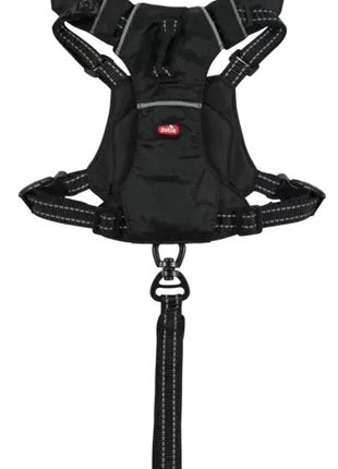 Zolux Szelki ze smyczą automatyczną Easyride XS czarne