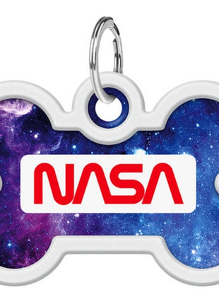Collar WauDog Smart ID Zawieszka z QR-paszportem kość 4x3cm NASA21
