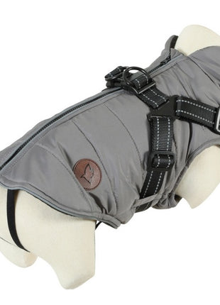 Zolux Kurtka puchowa z szelkami dla psa R.35 szara