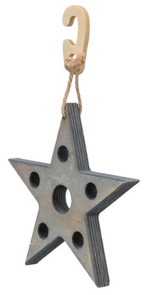 Trixie Zabawka Świąteczna dla gryzoni Gwiazda na przysmaki szara 14x17cm [TX-92655]