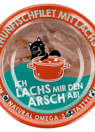 Lucky Lou Extrafood Tuńczyk & łosoś w bulionie puszka 70g