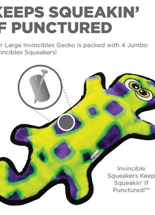 Outward Hound Invincibles Gecko green 2 piszczałki [32070]