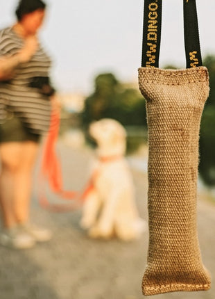 Dingo Zabawka dla psa - Szarpak z juty z uchwytem 40/6cm