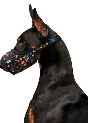 Collar WauDog Nylon Kaganiec, plastikowy fastex, wzór NASA, rozmiar 1 [14-20cm]