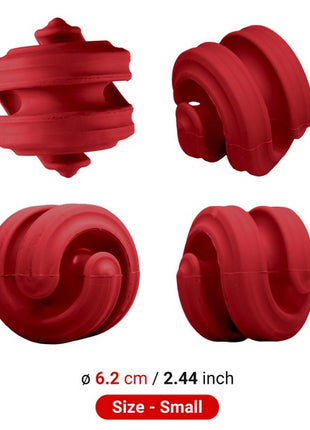 PetDreamHouse Zabawka gumowa Geo-Hex czerwona