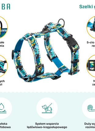 CHABA Szelki Guard Story III XL 3,0cm Carnival