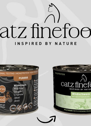 Catz Finefood Purrrr N.109 Dzik puszka 200g