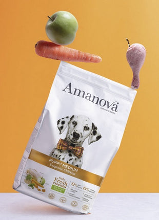 Amanova Dog Puppy Medium Exquisite Chicken - kurczak 12kg