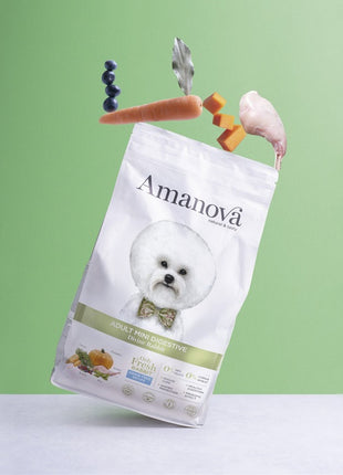 Amanova Dog Adult Mini Digestive Divine Rabbit - królik 800g
