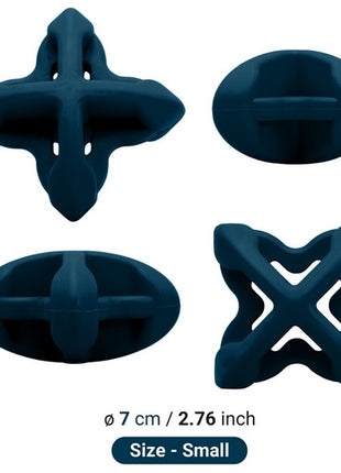 PetDreamHouse Zabawka gumowa Geo-Astro Rolly granatowa