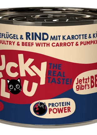Lucky Lou Lifestage Senior Drób i wołowina puszka 200g