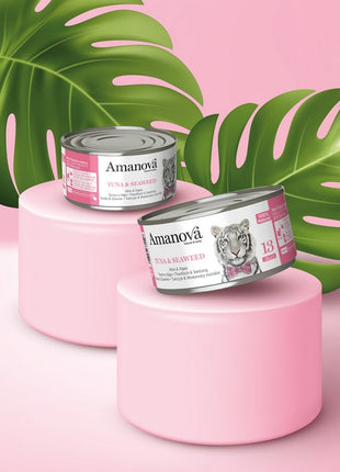 Amanova Cat Tuna & Seaweed - tuńczyk i wodorosty w galaretce puszka 70g [13]