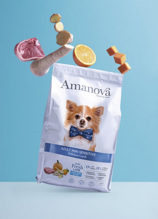 Amanova Dog Adult Mini Sensitive Delicious Lamb - jagnięcina 800g