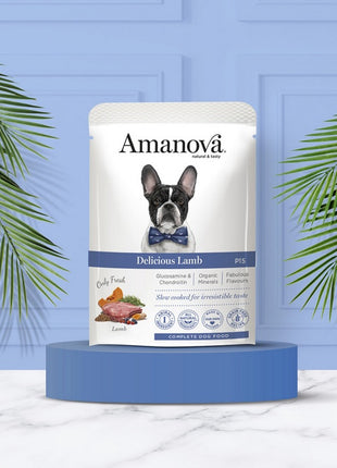 Amanova Dog Adult Delicious Lamb - jagnięcina saszetka 300g [P15]