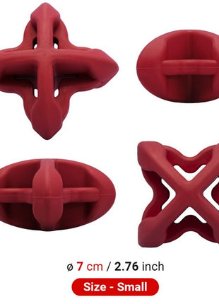 PetDreamHouse Zabawka gumowa Geo-Astro Rolly czerwona