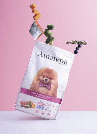 Amanova Dog Adult Mini Sensitive Salmon Deluxe - łosoś 2kg