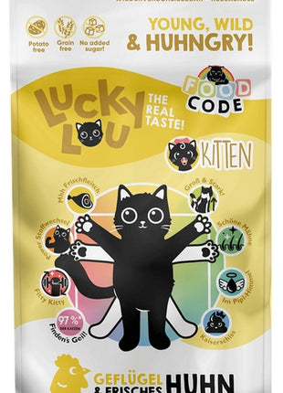 Lucky Lou Food Code Lifestage Kitten Drób & Kurczak 1,7kg
