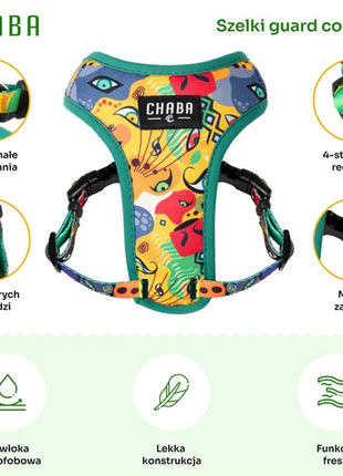 CHABA Szelki Guard Comfort Story III bezuciskowe M 1,6cm Jumbo