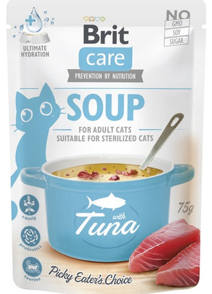 Brit Care Cat Soup Tuna saszetka 75g