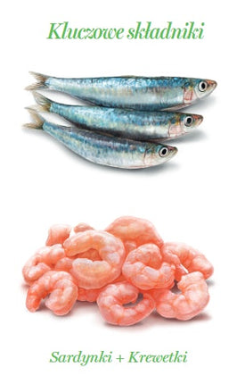 Amanova Cat Sardine & Shrimps - sardynki i krewetki w galaretce puszka 70g [15]