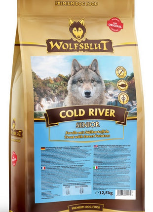 Wolfsblut Dog Cold River Senior - pstrąg i bataty 12,5kg