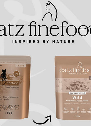 Catz Finefood Classic N.09 Dziczyzna saszetka 85g