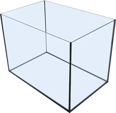 Merkloos Aquarium Met Zwarte Kit