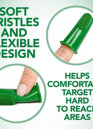 Vet's Best Dental żel + szczoteczka zestaw Puppy