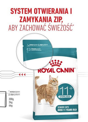 Royal Canin Ageing +11 Sterilised karma sucha dla kotów dojrzałych, sterylizowanych 400g