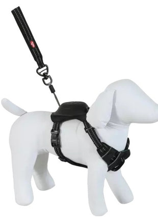 Zolux Szelki ze smyczą automatyczną Easyride M czarne