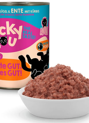 Lucky Lou Lifestage Adult Drób i kaczka puszka 400g